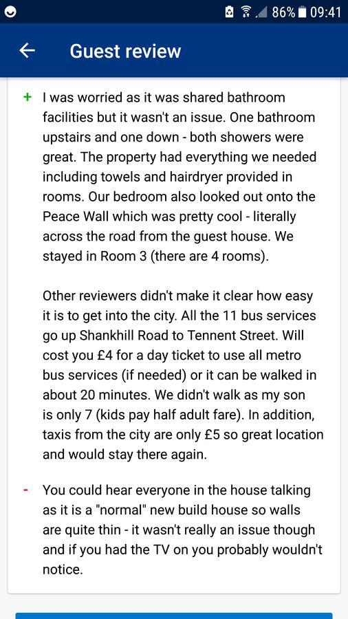 Lawnbrook Town House Hotell Belfast Eksteriør bilde